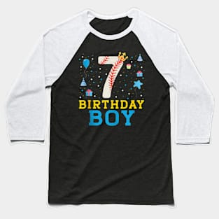 Kids 7 Year Old Baseball 5Th Birthday Boy Baseball T-Shirt